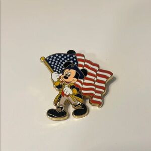 Mickey Mouse American Flag Pin